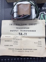 NOS Vintage Stancor Transformer TA-11