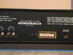 AKAI GX-R66 Stereo Cassette Deck Super GX Head Auto Reverse
