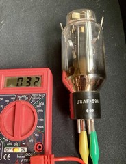 United Electronics Company USAF-596 Radio/Audio Rectifier Tube…Nice…