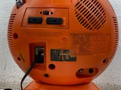 Vintage JVC Videosphere Nivico TV Retro Space orange