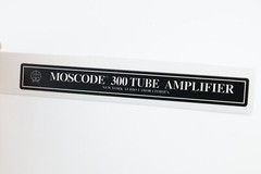 Moscode 300 Tube Amplifier logo badge Sticker Decal waterproof (6.5″)X(0.75″)