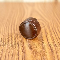 Midcentury Original generic Plastic Radio Knob 1940s-50s 1/4” Splined Shaft
