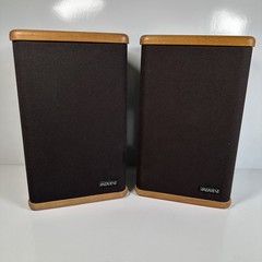 Vintage Advent Book Shelf Speakers Pair 10-40W 8 Ohm Wood Grain 11 x 6.5