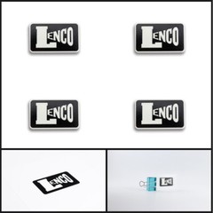 LENCO logo badge Sticker Decal DIY waterproof 50mm(1.97″)X30mm(1.18″)