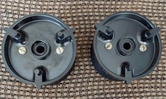 NICE PAIR AMPEX NAB HUB ADAPTER 10.5″ FOR 1/4″ TAPE