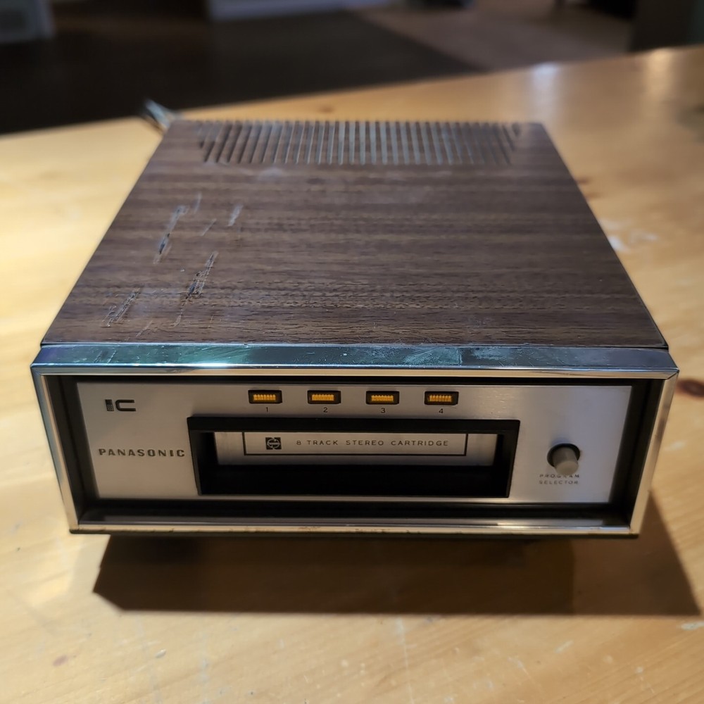 Panasonic RS-802US Stereo 8 Track Player Fully Functional