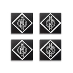 Neumann Logo Badge Small for Microphone or Turntable 33mm(1.3″)X33mm(1.3″)