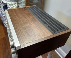 Pioneer SX-950 Receiver Cabinet, New Black Walnut Replica, Cabinet Only, Read