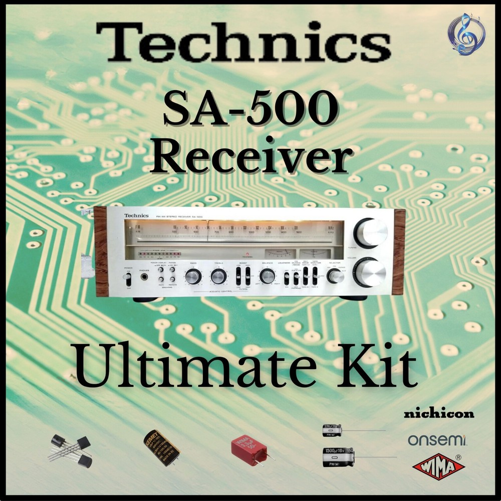 Technics SA-500 Receiver Ultimate Upgrade Kit Genuine Parts Restoration