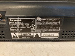 PANASONIC SC-HC3 Compact FM AM Radio Ipod MP3 CD Player Shelf System