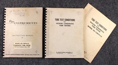 Vintage Original Hickok KS-15874-L2 Owner’s Manual & Test Conditions Package!