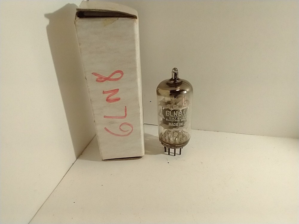 Seven 6LN8 NOS Vacuum Tubes. Gm Tested. White Box