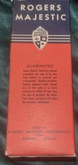 6F6G Rogers Majestic NOS Radio Tube NIB Vintage Tested Strong Power Beam Pentode