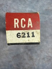 RCA 6211 Vacuum Tubes RARE 3-Mica Twin Triodes for Audio Amps & PreAmps NOS NIB