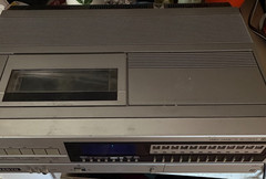 Sanyo VCR 4400 Betamax VideoCassette Recorder Vintage Betacord Beta Power Tested