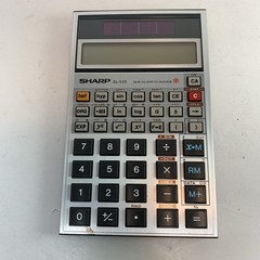 Sharp EL-525 Solar Cell Scientific Calculator Tested Working Vintage Japan