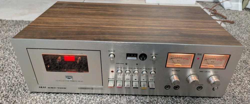 Vintage Akai GXC-710D Cassette Deck