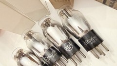 Matched Quad RCA Type 76 Nos St Bottle Globe Audio Tubes
