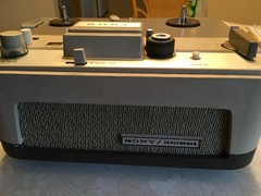 Vintage Sony CT102 7″reel to reel recording machine COME WITH ONE RECORED TAPE