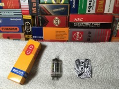 1 x NOS Philips USA 5814A ~ Premium Low Noise 12AU7 ECC82 ~ Military Issue Grail