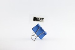 KEF Speaker logo badge Sticker Decal waterproof 32mm(1.25″) X 14mm(0.55″)