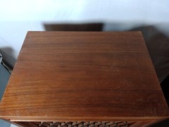 Pair of Vintage Pioneer CS-99 Stereo Floor Speakers Wood Cabinets Lattice Grills