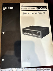 NIKKO 5055 RECEIVER STA-5055 Repair Service Manual FROM THE USA **ORIGINAL**
