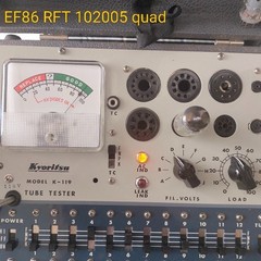 Quad RFT EF86 Tubes Tested Strong – Solid Shield Pentodes (Vintage GDR)