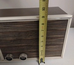 Vtg 1960s Zenith AM FM Radio Model X326 Brown And Cream Color -USA
