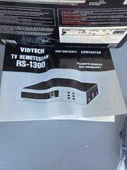 Vintage 1980s TV Remote Scan RS-1390 New Open Box Ships Fast And Safe