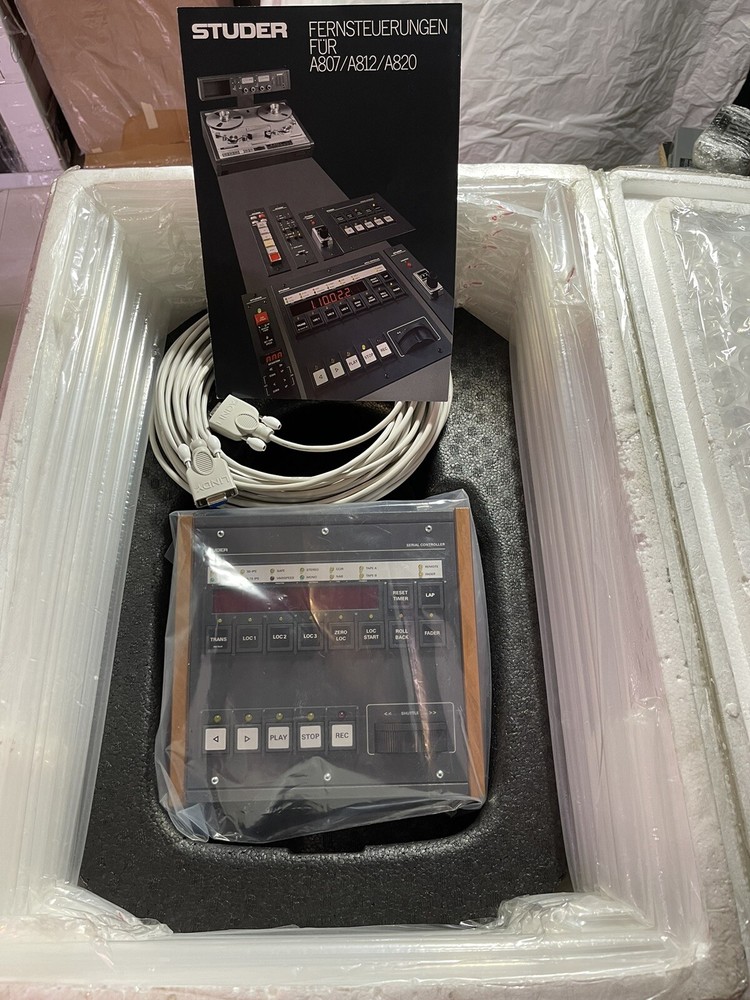 STUDER SERIAL CONTROLLER 20.820.369.00 For A 812 / A 820 New-Read Description