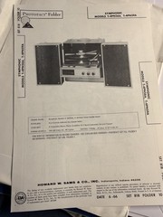 Sams Photofact Folder Set 818 June 1966 TV Service Manuals RCA Curtis