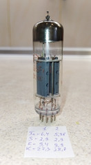 E80CC Tungsram Hungary. Vacuum Triode tube. Tested