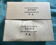 Matched Pair (2pcs) GEC CV1075 KT66 Military Grade Valve Vacuum Tube