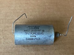 1 NOS Vintage 1.0 uf 400v Gudeman Vitamin Q PIO Crossover Capacitor (Qty)