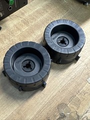 OEM TASCAM TEAC 1/2″ Half Inch NAB Hub Adapter Pair Perfect Condition