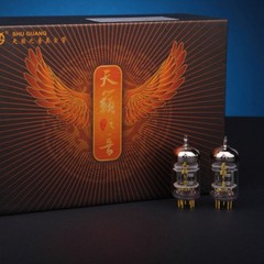 Pair of ShuGuang 12AU7-T ECC82 Gold Vacuum Tube HIFI Amplifier Original Box