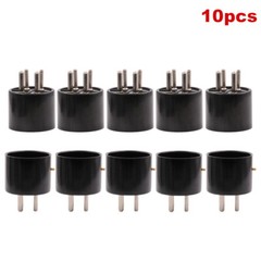 10PCS Black Bakelite 4PIN Tube Socket Bases Making Repairing DIY 300B 2A3 5Z3