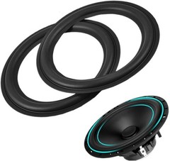 2Pcs 8-Inch Foam Surround Rubber Rings for Speaker Repair – Durable and Reliable