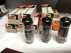 8x 6CM7 GE USA Lindal Japan NOS Vacuum Tubes Lot tested Guaranteed Good Strong