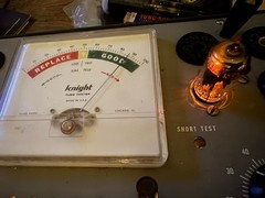 Vtg Matching Pair Of Tung-Sol 5687 Vacuum Tubes-Tested Good NOS