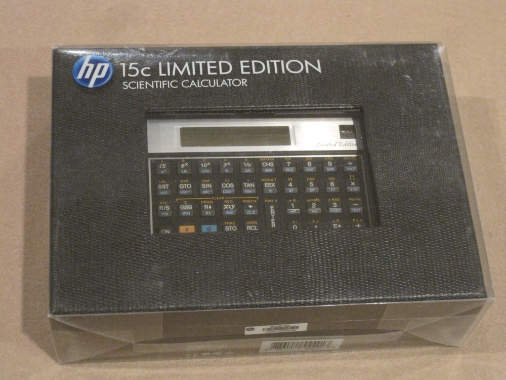 Hewlett-Packard HP 15C Limited Edition – Box, Manual, CD, papers