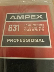 AMPEX 631 Five Inch Reel Professional Audio Tape Factory-Sealed