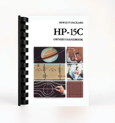 Hewlett Packard HP-15C Calculator Manual – Half-Letter Size
