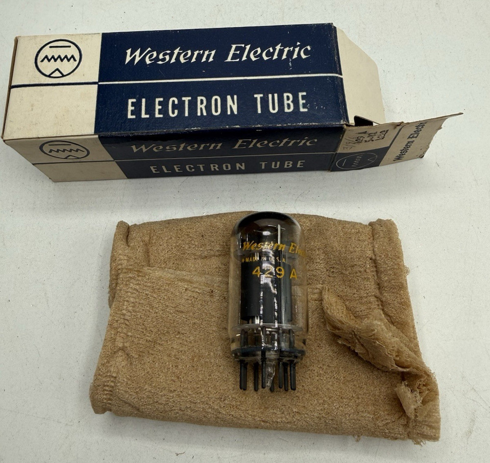 Vintage Western Electric 429 A tube; NOS; Original ‘old’ box Made in USA