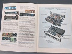 Vintage 1973-1976 Pioneer QX-949 Quad Receiver Dealer Brochure