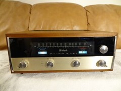 McIntosh MR71 Stereo FM Tuner w/ Walnut Cabinet + Manual