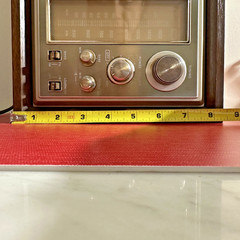 VINTAGE SONY ICF-9550W AM/FM RADIO HIGH FIDELITY SOUND WOOD CASE