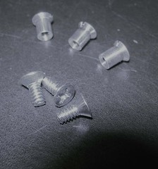 NAB reel screw set (brand new) screws + Barrel nuts. 1/2″ RTM, RMGI, Maxell