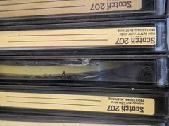 Lot 6 of Scotch 207 Hard Case Reel To Reel Tapes USED Vintage Recording Classic
